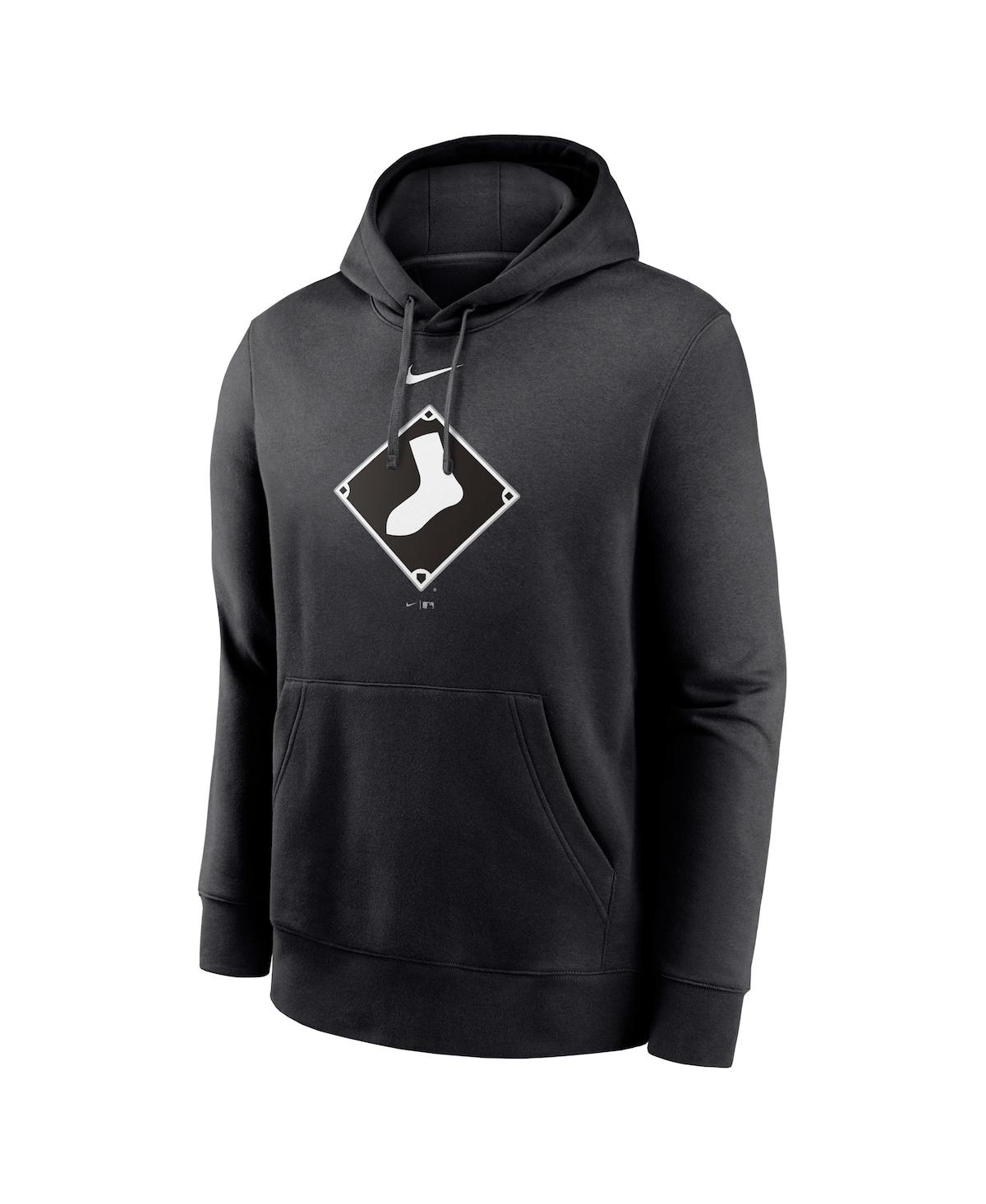 Shop Nike Men's  Black Chicago White Sox Alternate Logo Club Pullover Hoodie