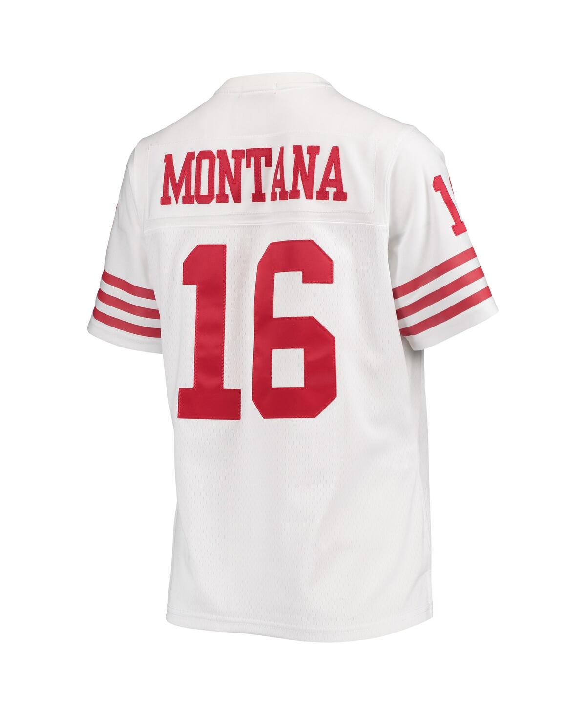 Women's Mitchell & Ness Joe MontanaSan Francisco 49ers Legacy Replica Player Jersey - White