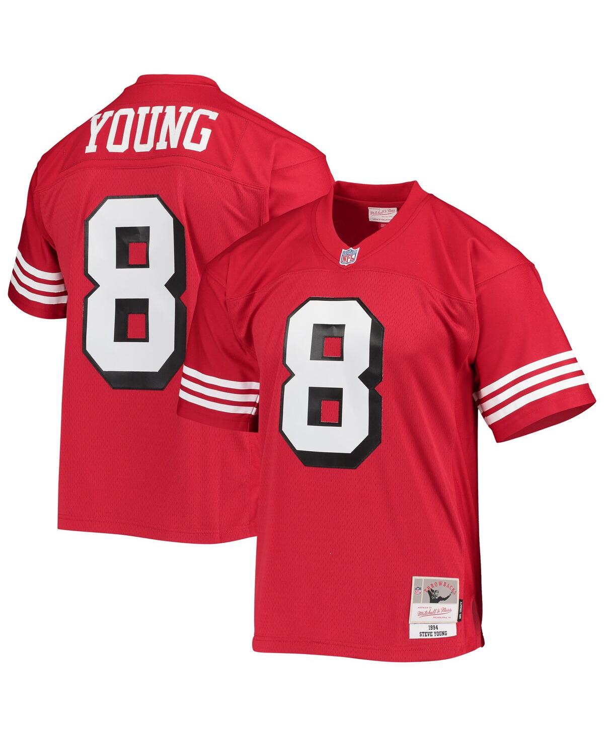 Men's Mitchell & Ness Steve YoungSan Francisco 49ers 1994 Legacy Replica Jersey - Scarlet
