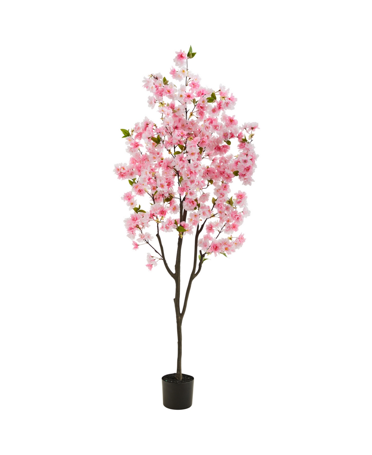 Nearly Natural Cherry Blossom Artificial Tree, 6' In Pink