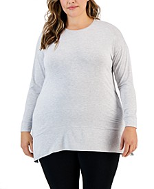 Plus Size Vented-Hem Tunic, Created for Macy's