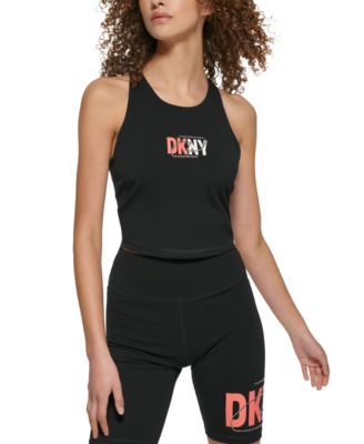 DKNY - Rhinestone Logo Tank Top