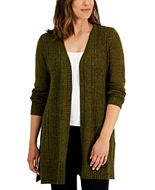 Petite Open-Front Duster Cardigan, Created for Macy's
