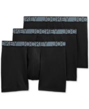 Jockey Men's Underwear Casual Cotton Stretch 3 Trunk - 3 Pack,  Perspective/Heat Wave/Reflective Geo, S