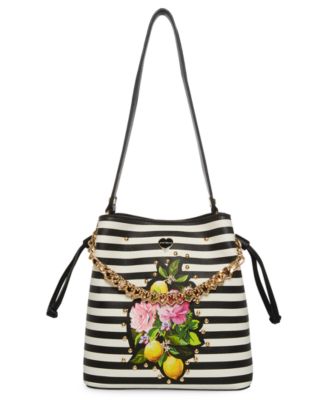 betsey johnson bucket bag