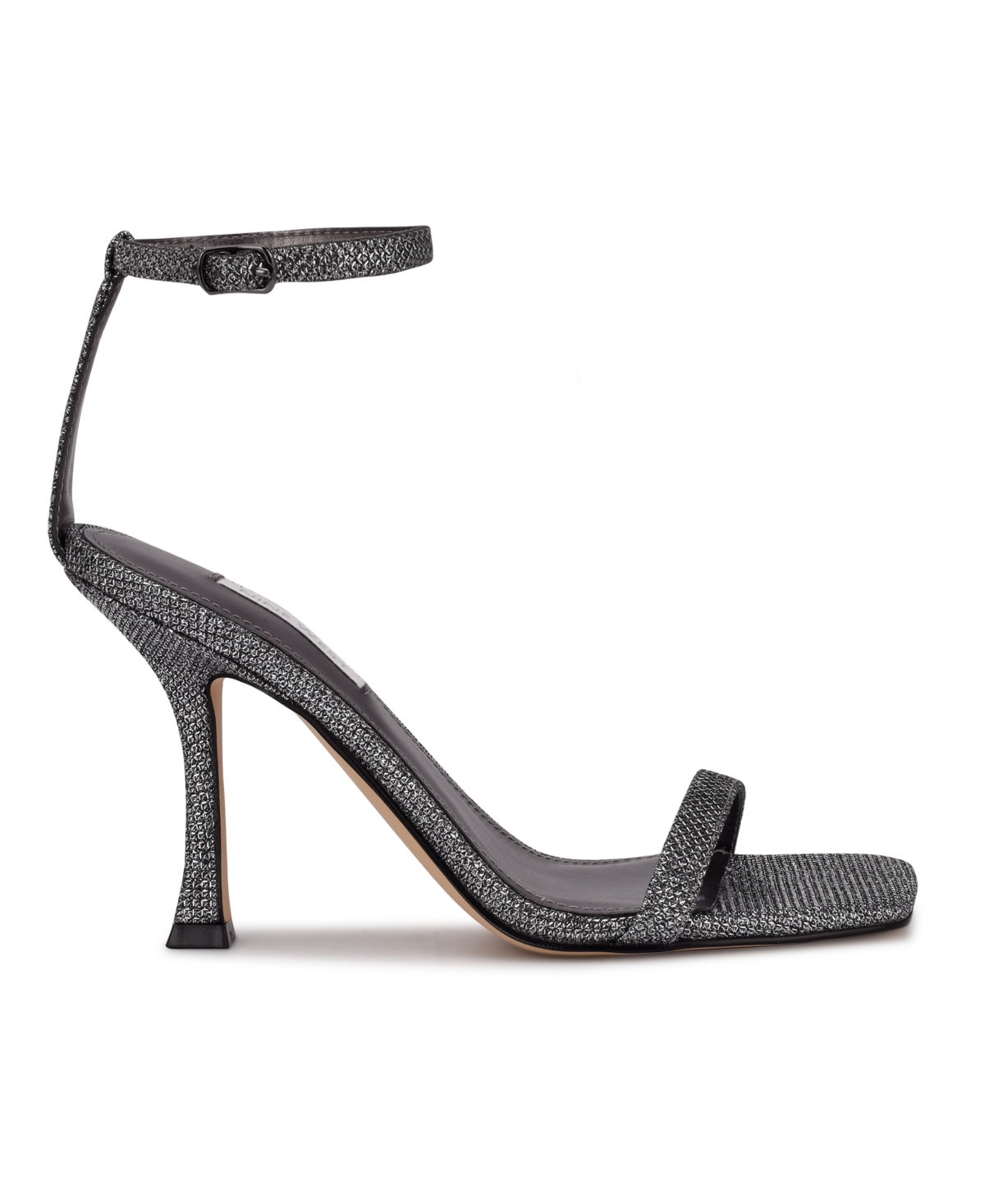 Nine West Women's Yess Square Toe Tapered Heel Dress Sandals