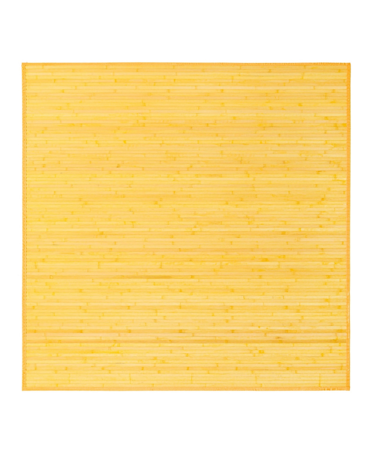 Bayshore Home Closeout!  Kanji Kan01 5'3" X 5'3" Square Area Rug In Yellow