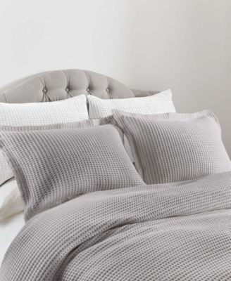Levtex Mills Waffle Classic 3-Pc. Duvet Cover Set, Full/Queen