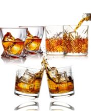 JoyJolt Afina Scotch Whiskey Glasses Set of 2 - Macy's