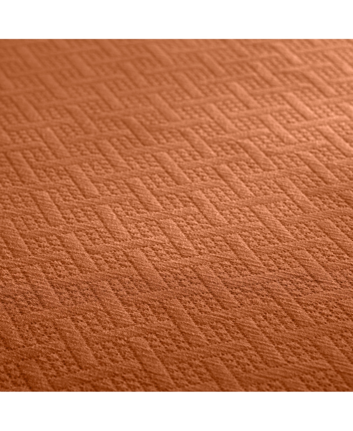 Superior 100% Cotton Basketweave Matelasse All-Season -piece Coverlet Set