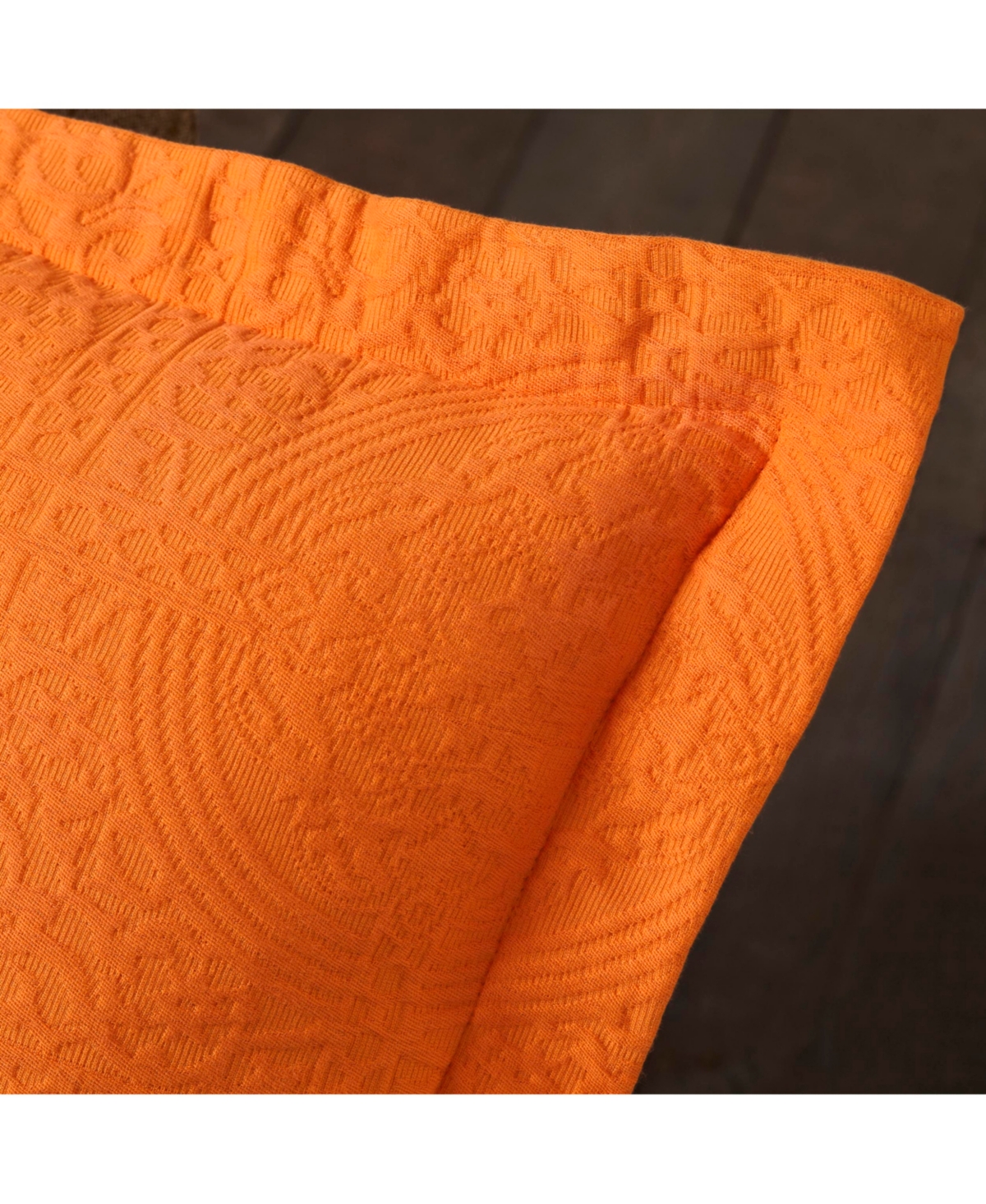 Superior 100% Cotton Fleur De Lis Medallion All-Season -Piece Coverlet Set