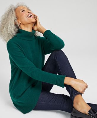 Green Cashmere Sweaters for Women - Macy's