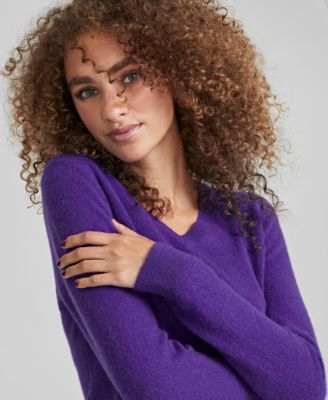 Purple Cashmere Sweaters for Women - Macy's