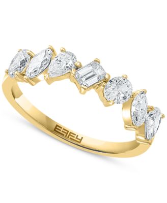 EFFY Collection - Diamond Multi-Cut Band (7/8 ct. t.w.) in 14k Gold