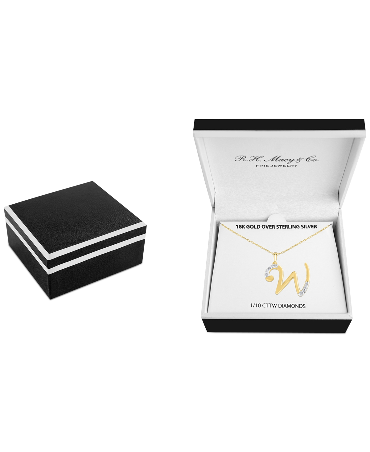 Diamond Fancy Initial 18