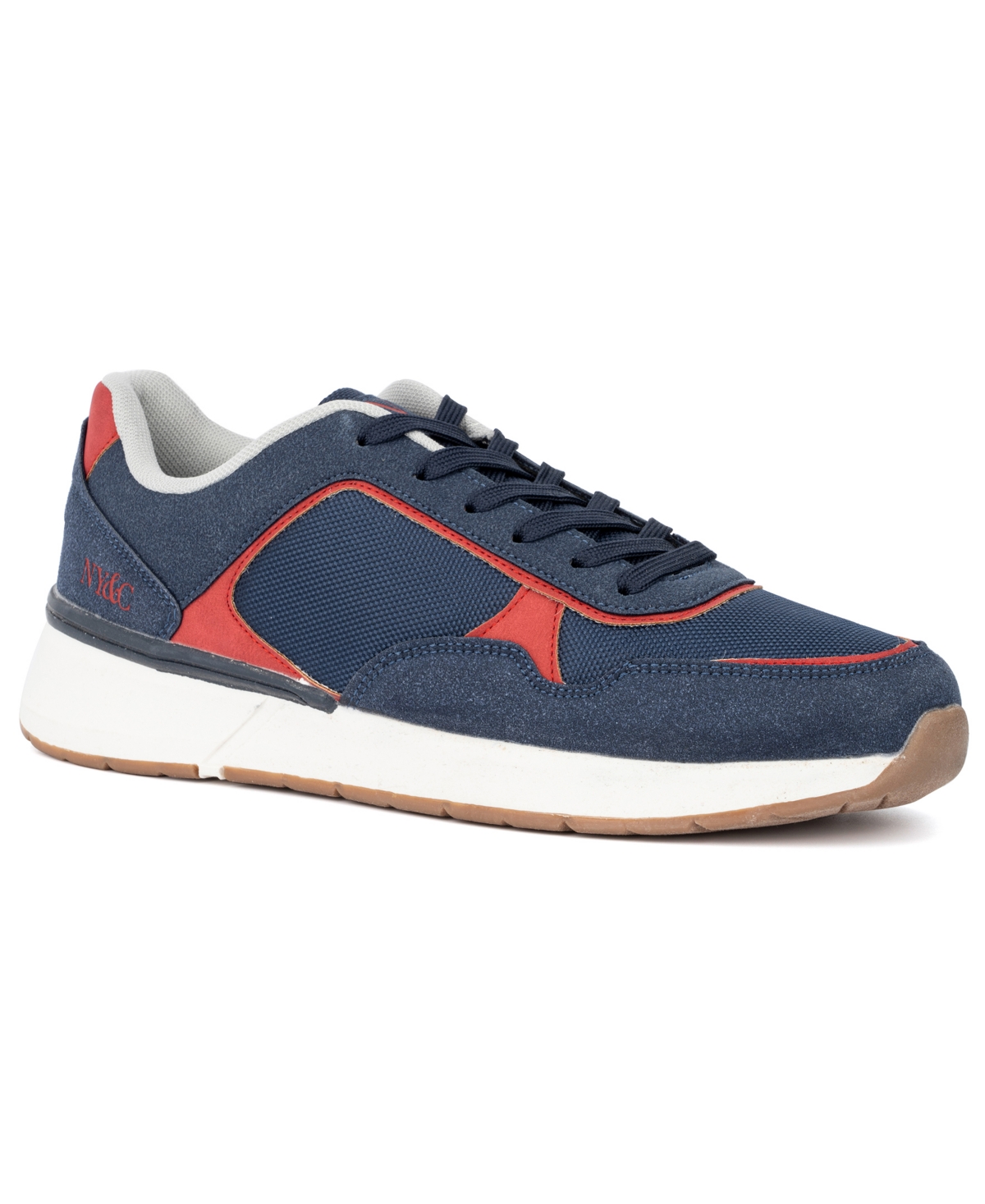 Shop New York And Company Men's Harvey Low Top Sneakers In Navy