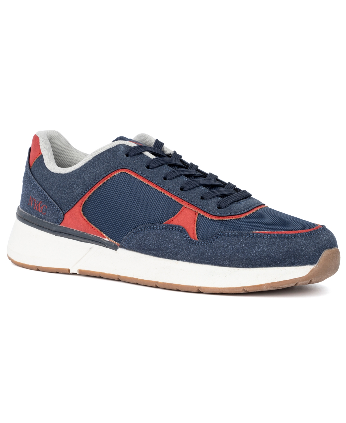 New York And Company Harvey Low Top Sneaker In Navy