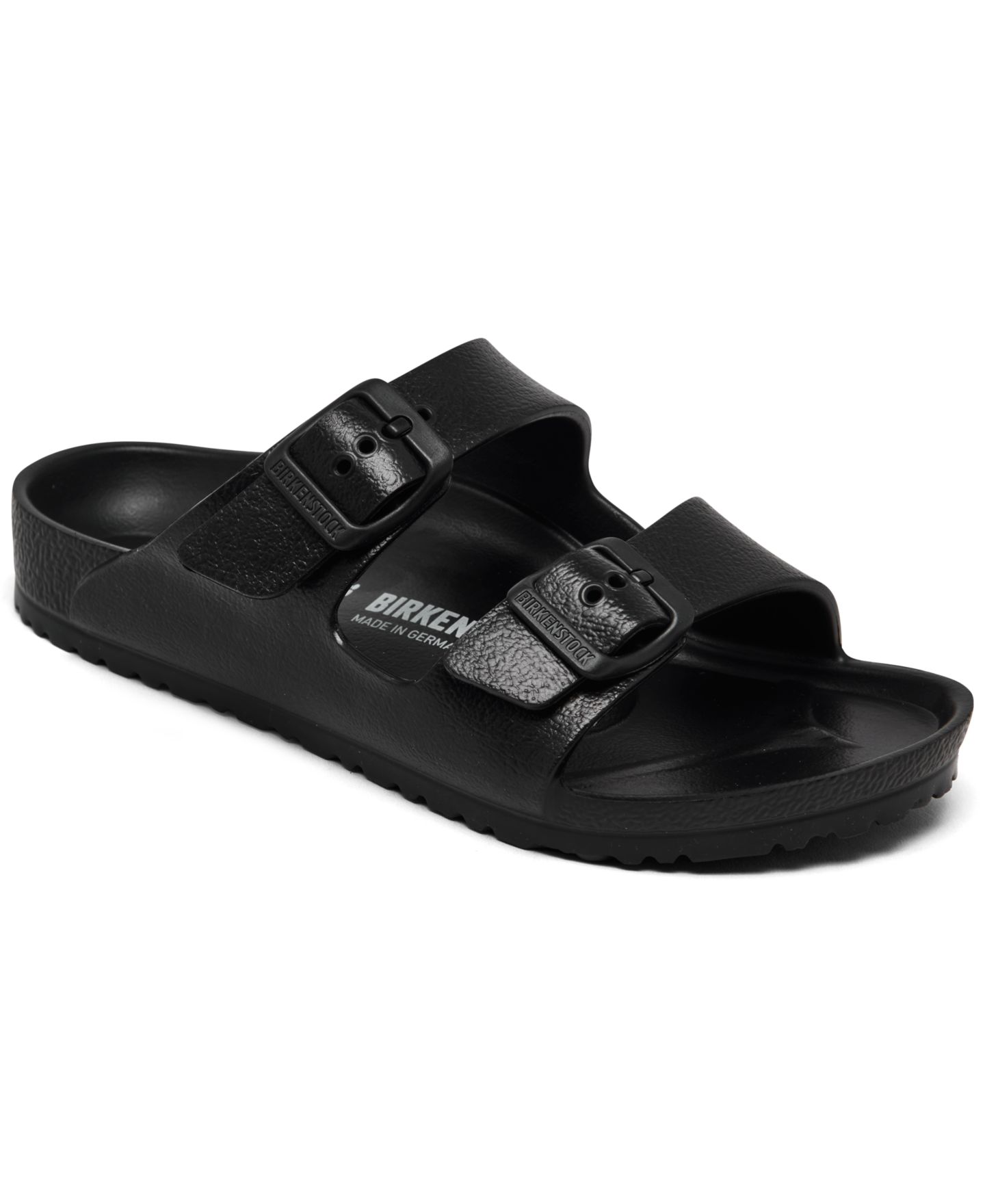 Сандалии Birkenstock Arizona EVA Sandals from Finish Line для девочек, цвет: Чёрный — фото 1