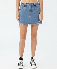Women's Denim Micro Mini Skirt
