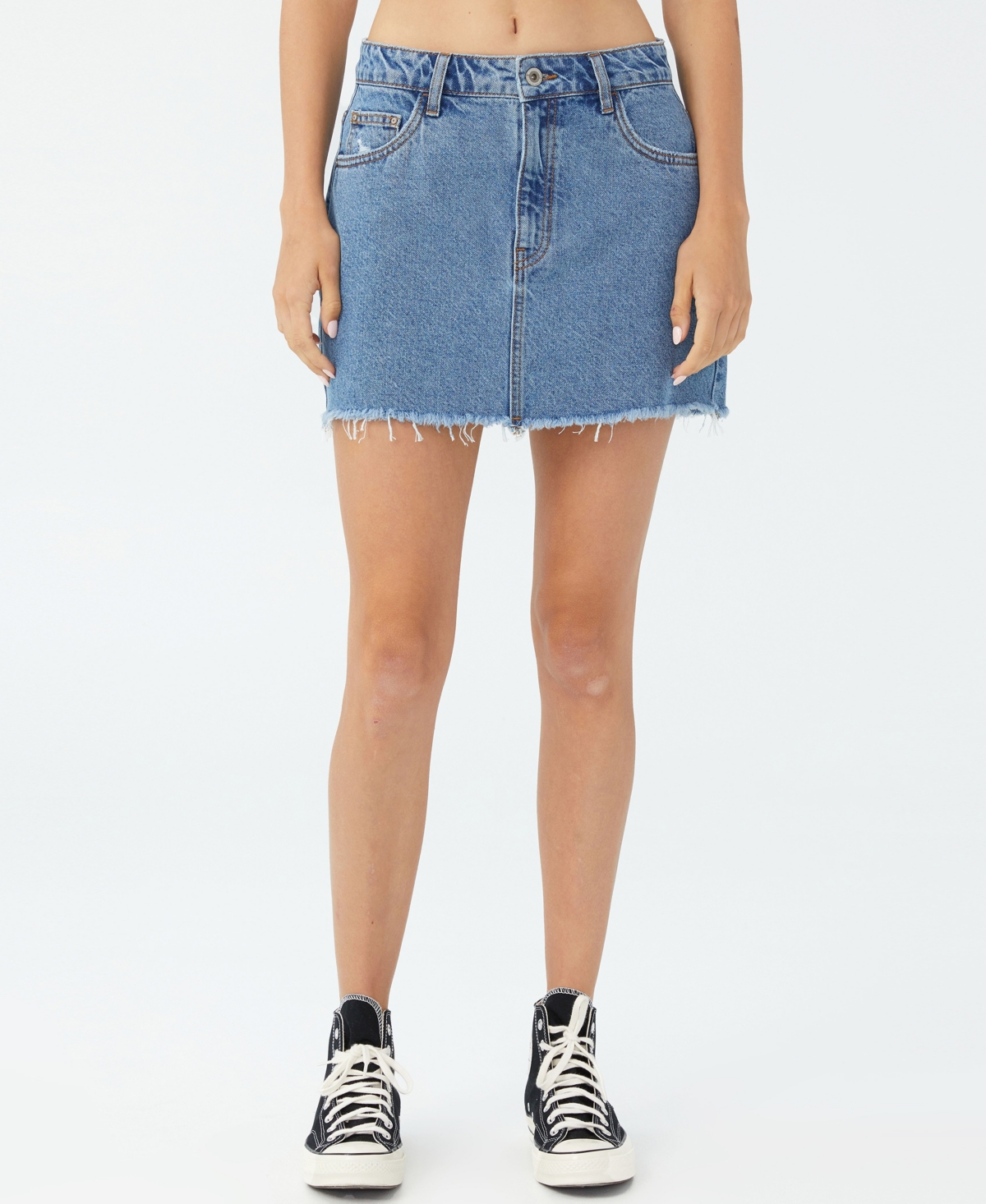 Jean skirt cotton on clearance