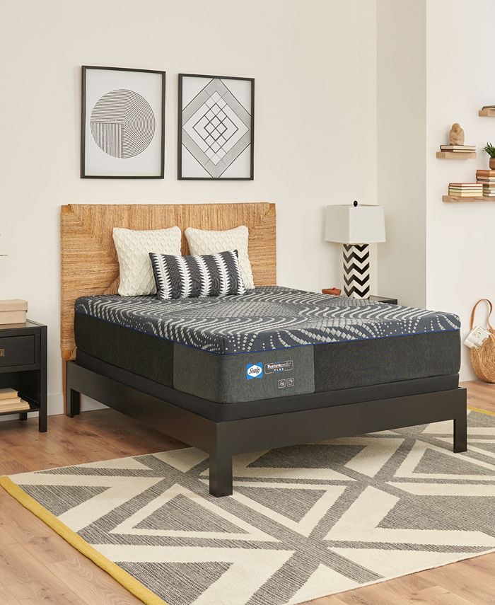 Sealy Posturepedic Albany Memory Foam 13" Firm Mattress Set King Macy's