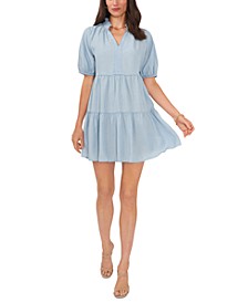 Women's Tiered Baby-Doll Dress