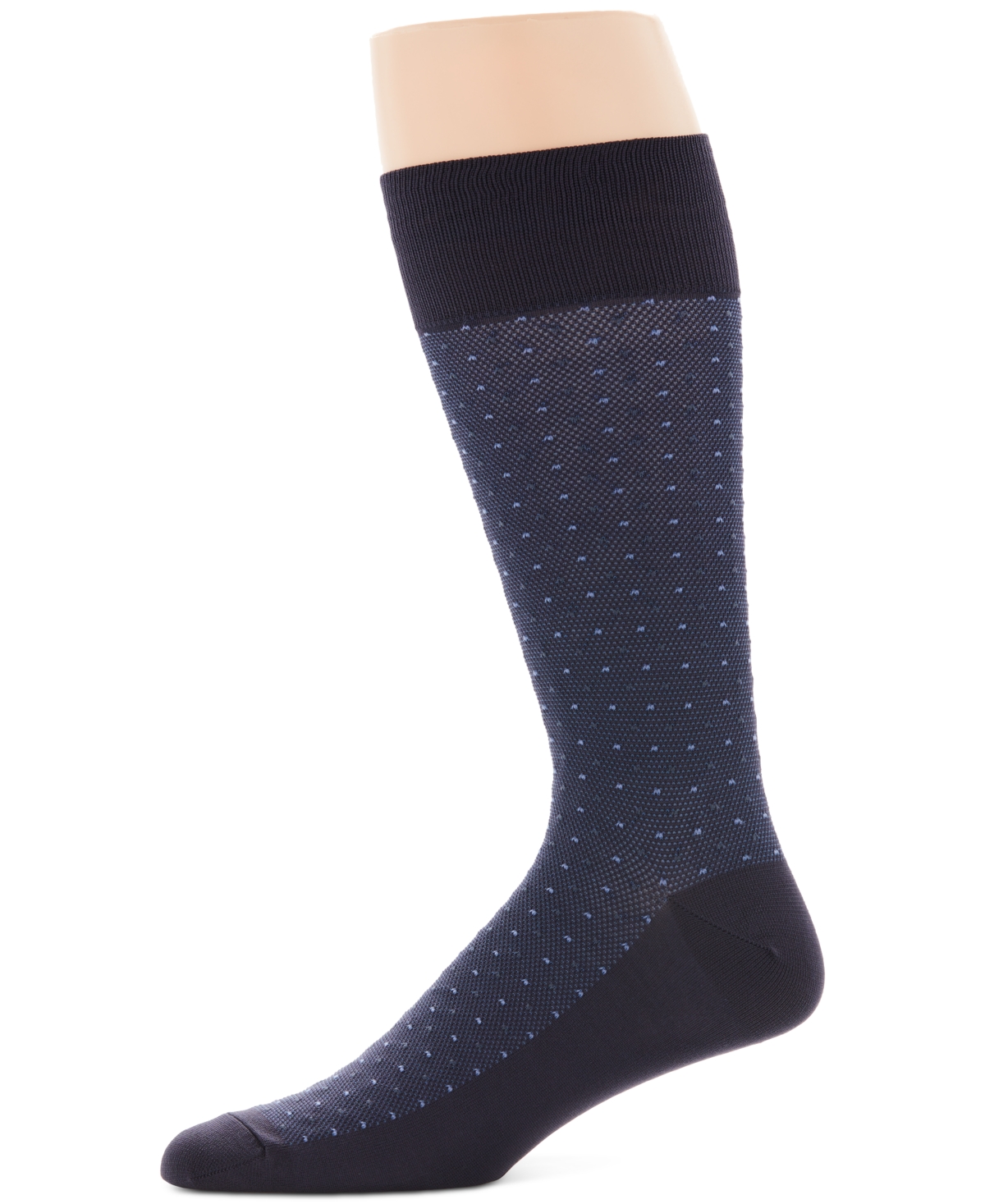 Perry Ellis Men's Socks, Pin Dot Men's Socks - Navy