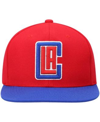 Men's Red and Royal LA Clippers Team Two-Tone 2.0 Snapback Hat
