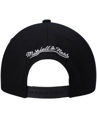 Men's Black Houston Rockets Hardwood Classics Script 2.0 Snapback Hat