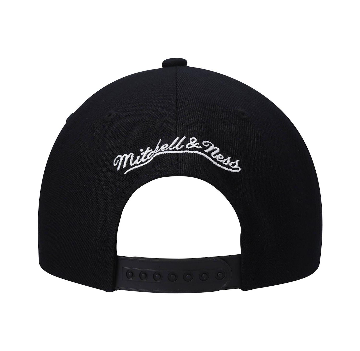 Men's Black Houston Rockets Hardwood Classics Script 2.0 Snapback Hat