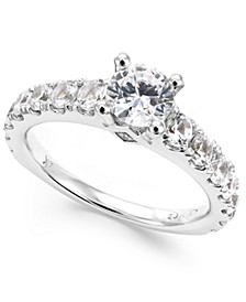 Diamond Engagement Ring in 14k White Gold (2 ct. t.w.)