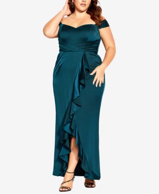 City Chic Trendy Plus Size Hypnotize Maxi Dress Macy s