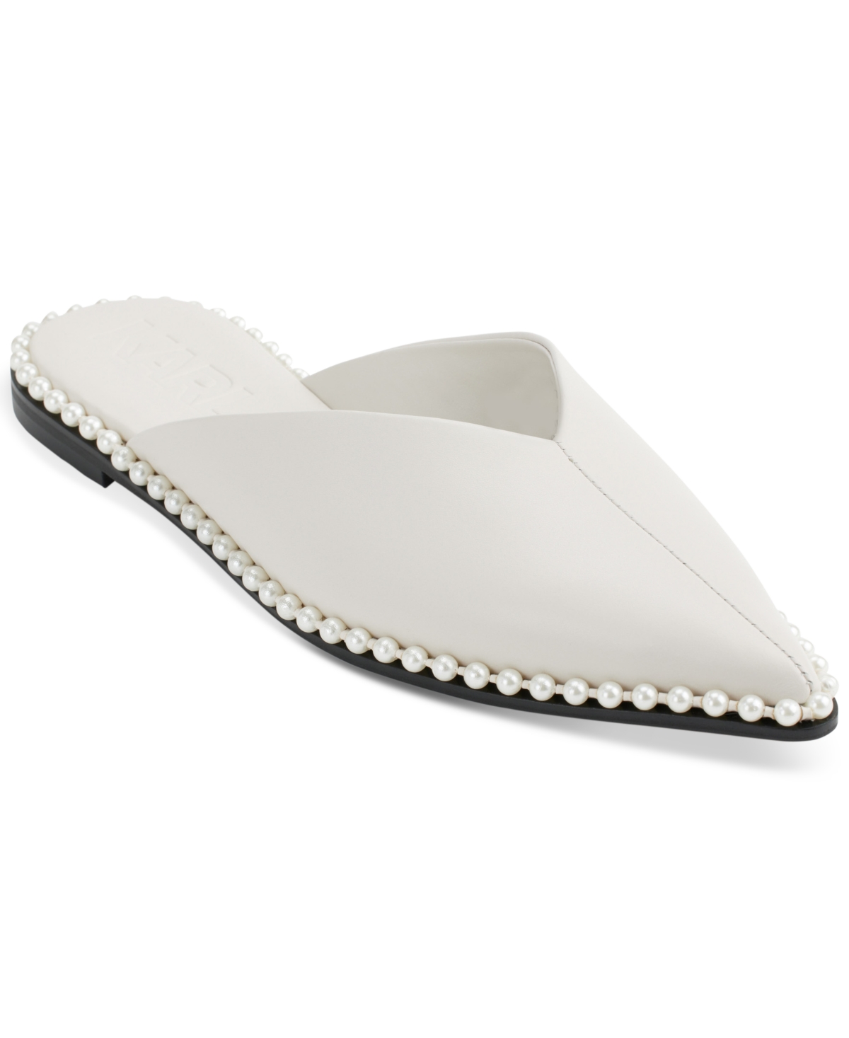 Karl Lagerfeld Paris Women's Vyra Studded Mule Flats