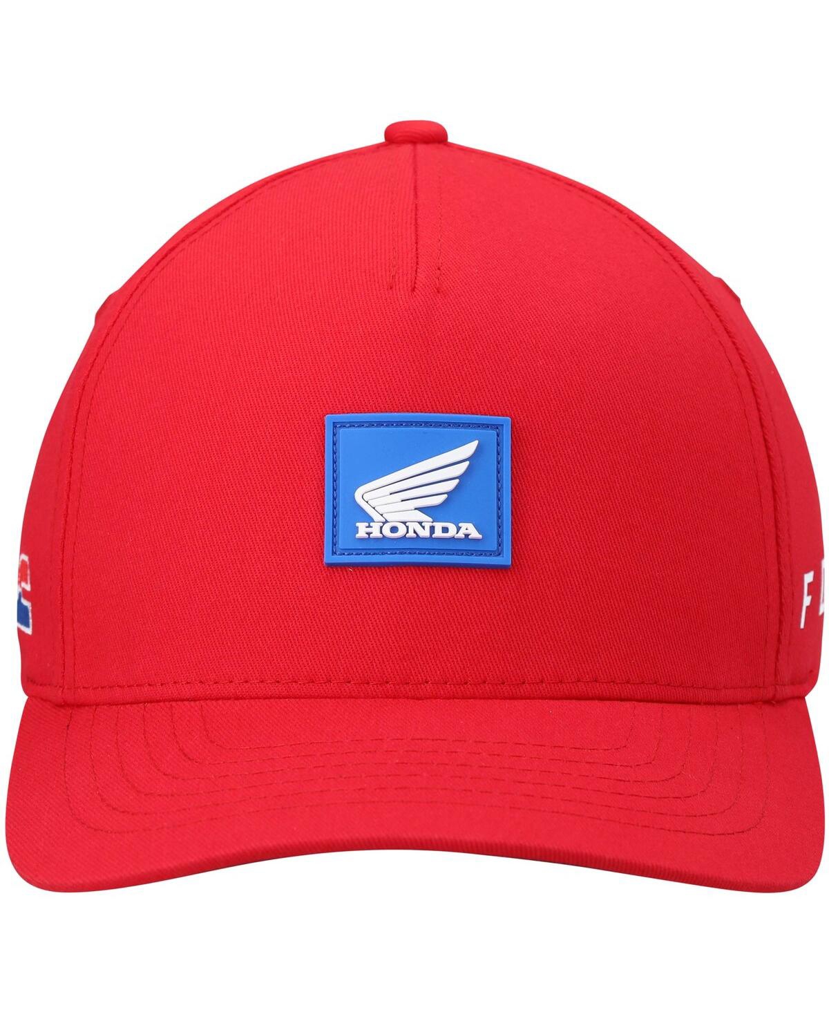 Shop Fox Men's  Red Honda Wing Flex Hat