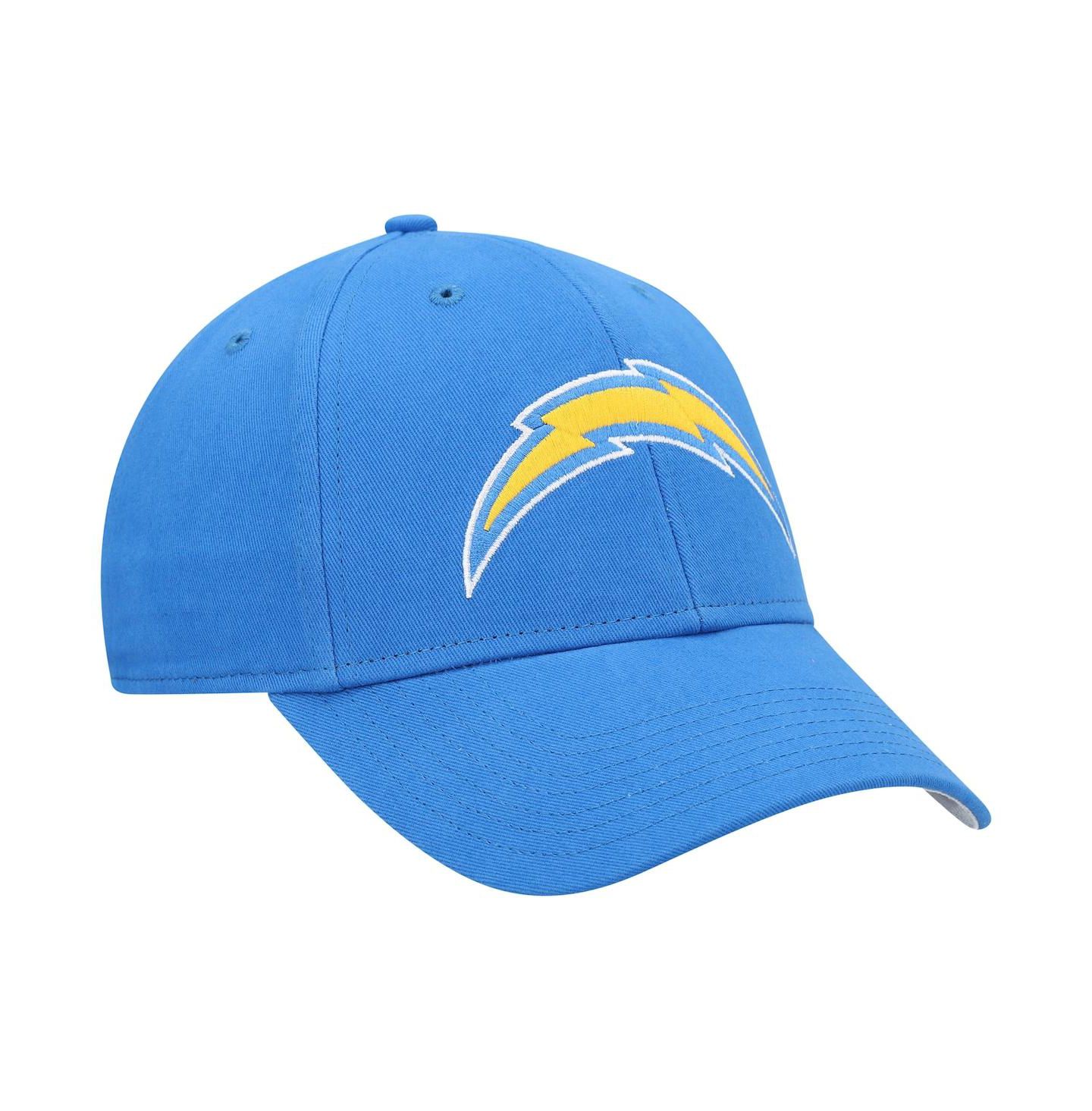 Кепка '47 Brand Powder Blue Los Angeles Chargers Basic MVP Adjustable Hat для мальчиков — фото 4