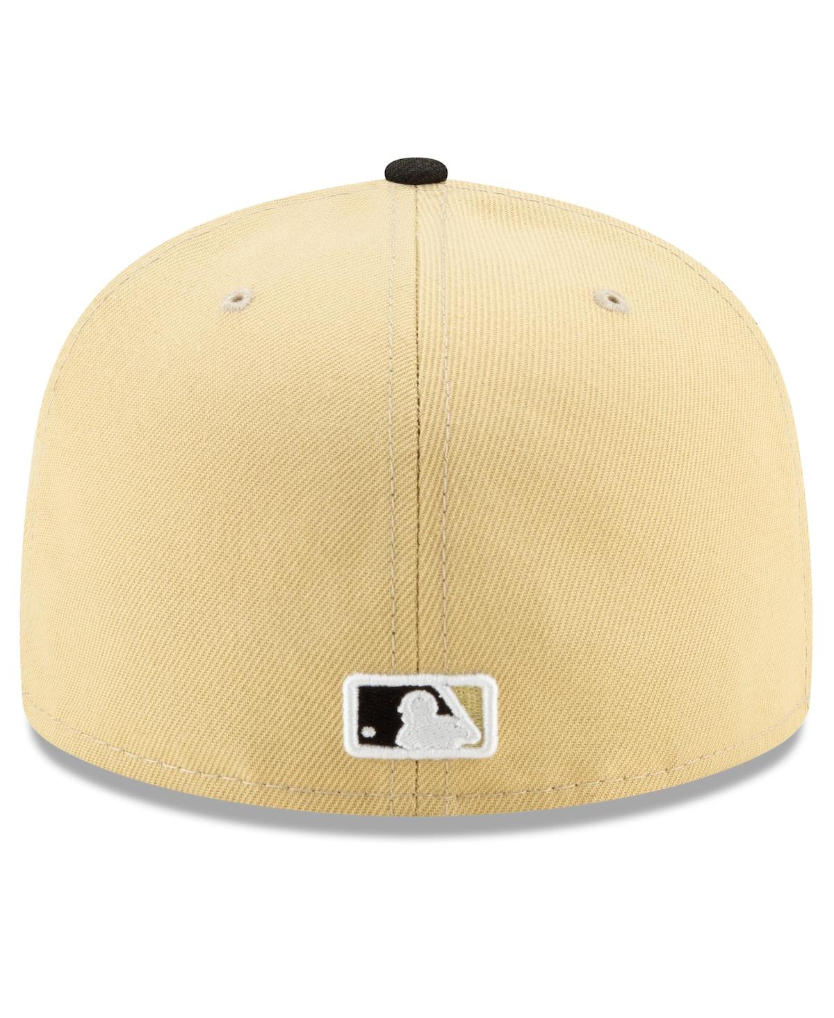 Men's New Era Gold,Arizona Diamondbacks City Connect 59FIFTY Fitted Hat - Black