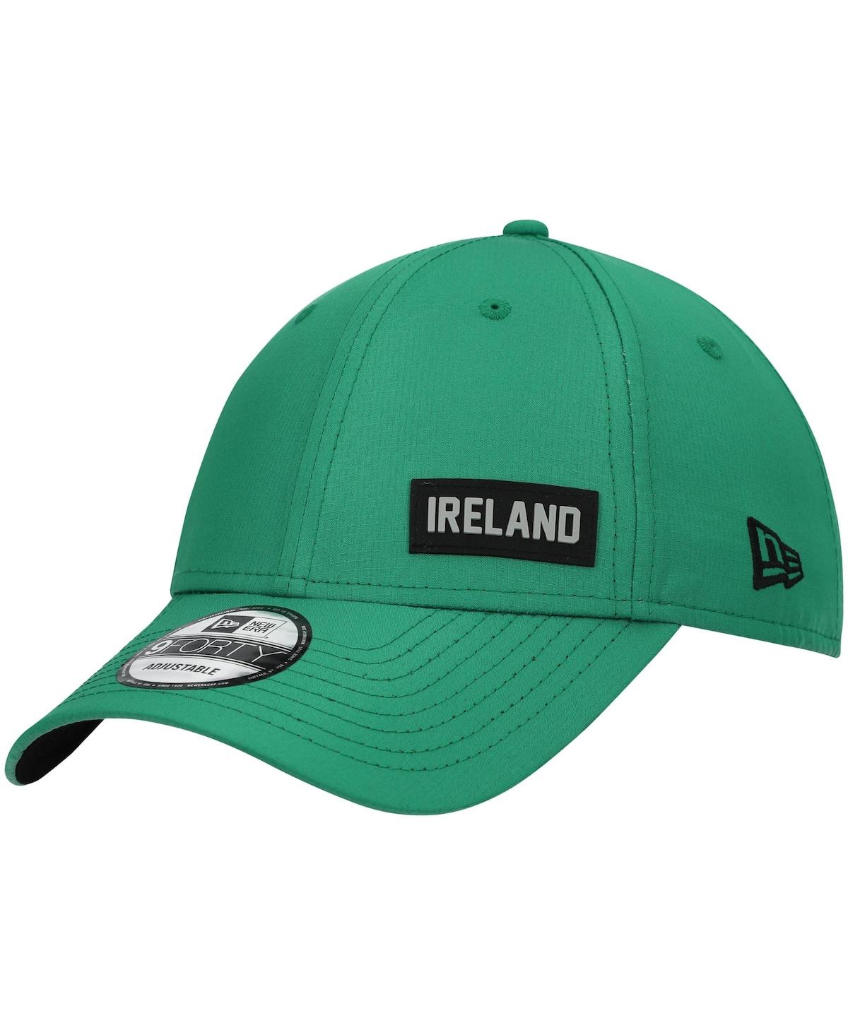 NEW ERA MEN'S NEW ERA GREEN IRELAND NATIONAL TEAM RIPSTOP FLAWLESS 9FORTY ADJUSTABLE HAT