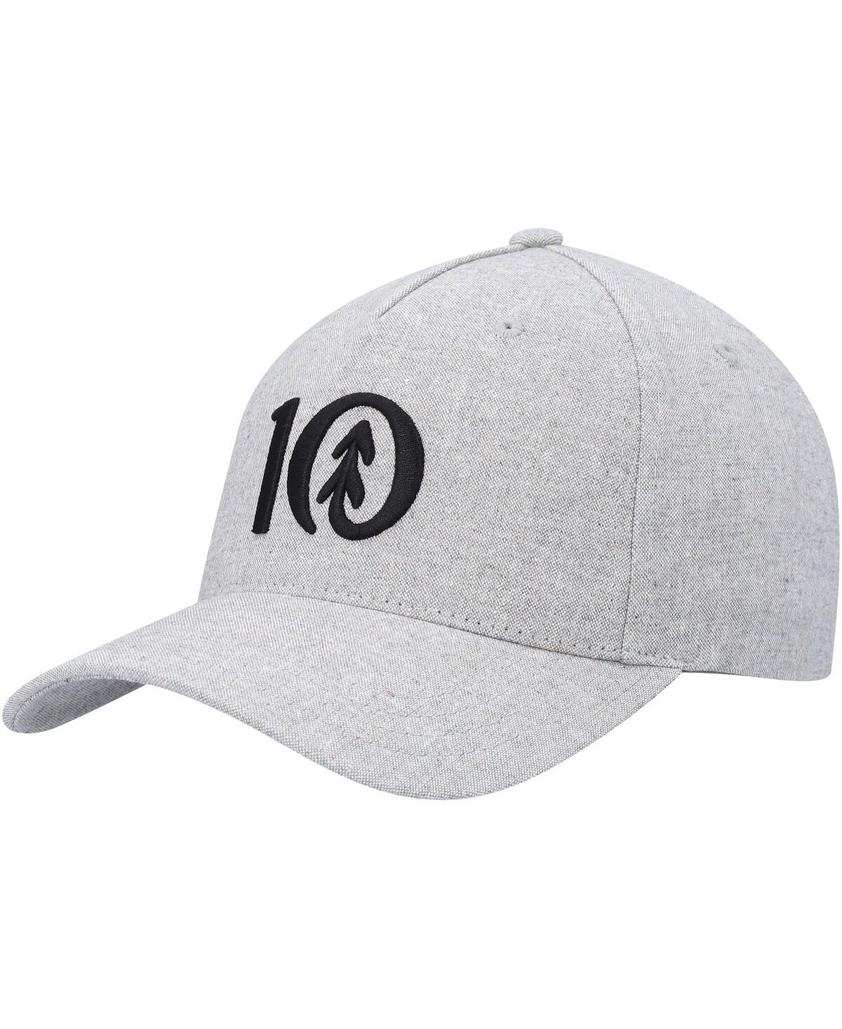 Men's tentree Heathered Gray Logo Altitude Snapback Hat - Heathered Gray
