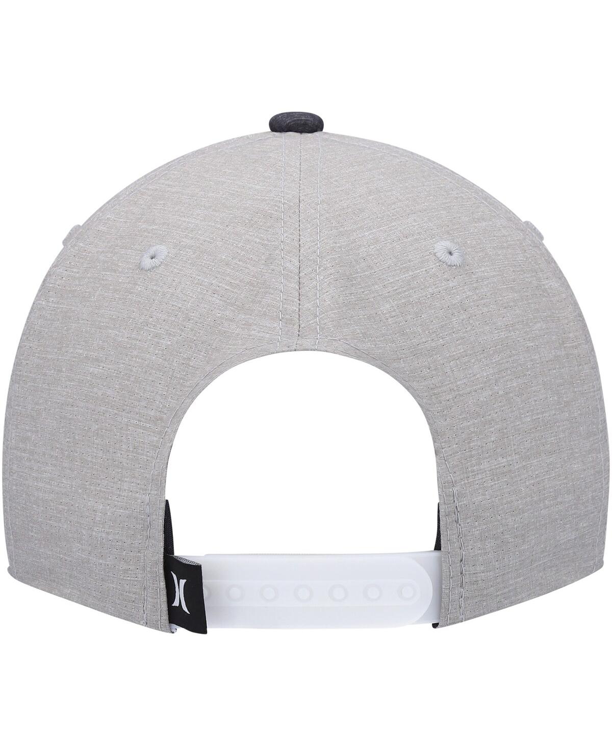 Shop Hurley Men's  Gray Phantom Core Snapback Hat