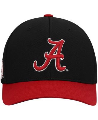 Men's Black, Crimson Alabama Crimson Tide Two-Tone Reflex Hybrid Tech Flex Hat
