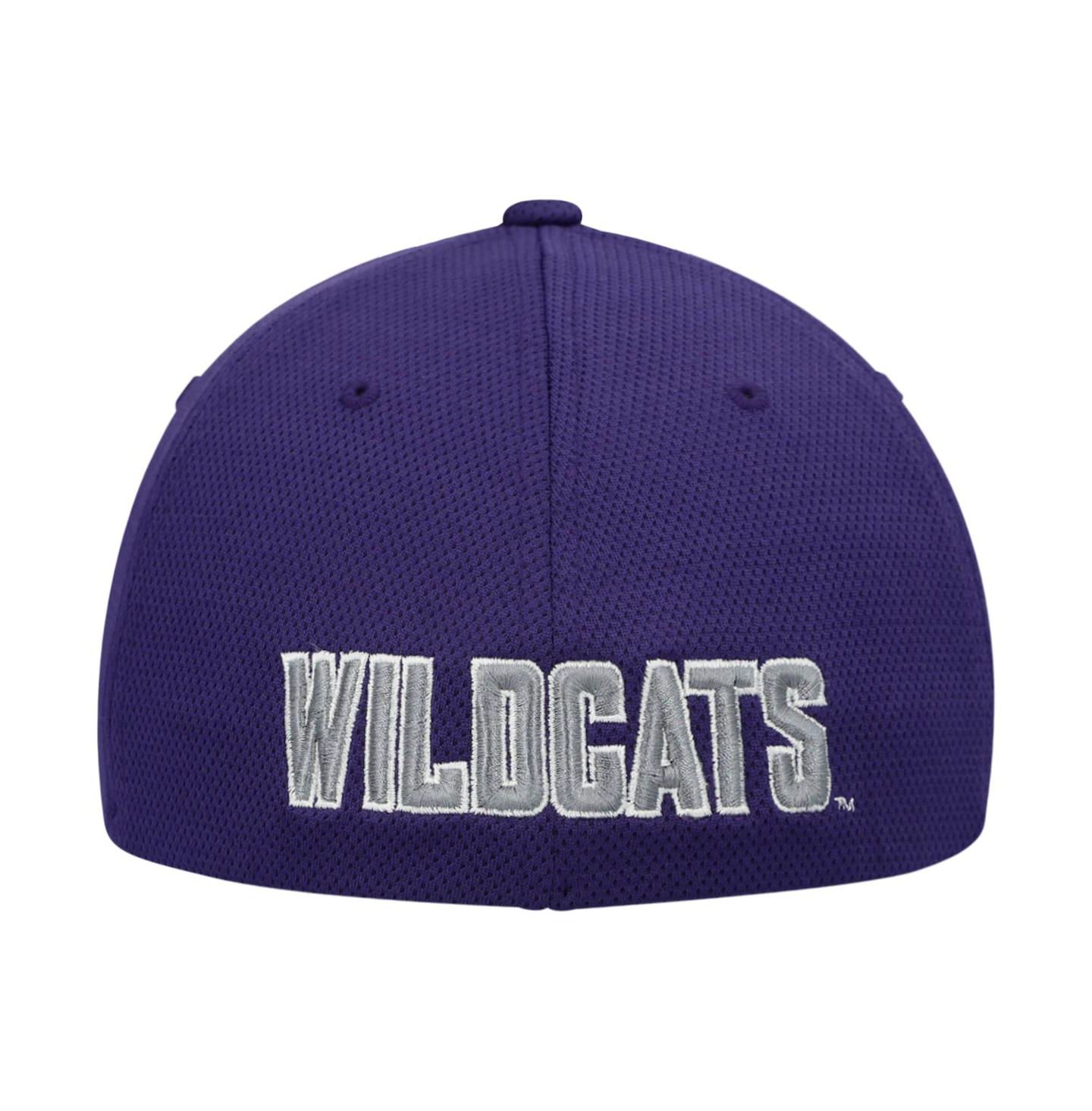 Мужская кепка Top of the World Purple Kansas State Wildcats Reflex Logo Flex Hat — фото 5