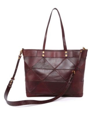 Women's Genuine Leather Prism Tote Bag