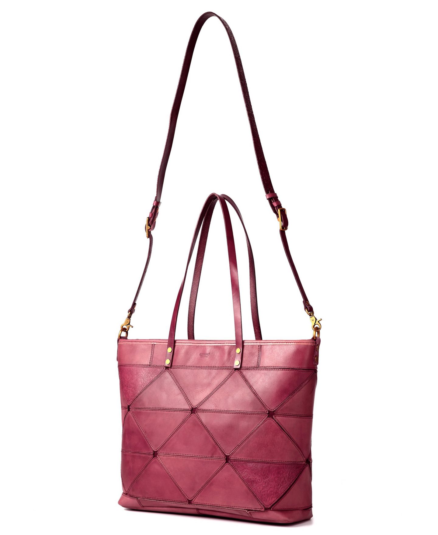 Женская сумка OLD TREND Genuine Leather Prism, цвет: Сиреневый — фото 4