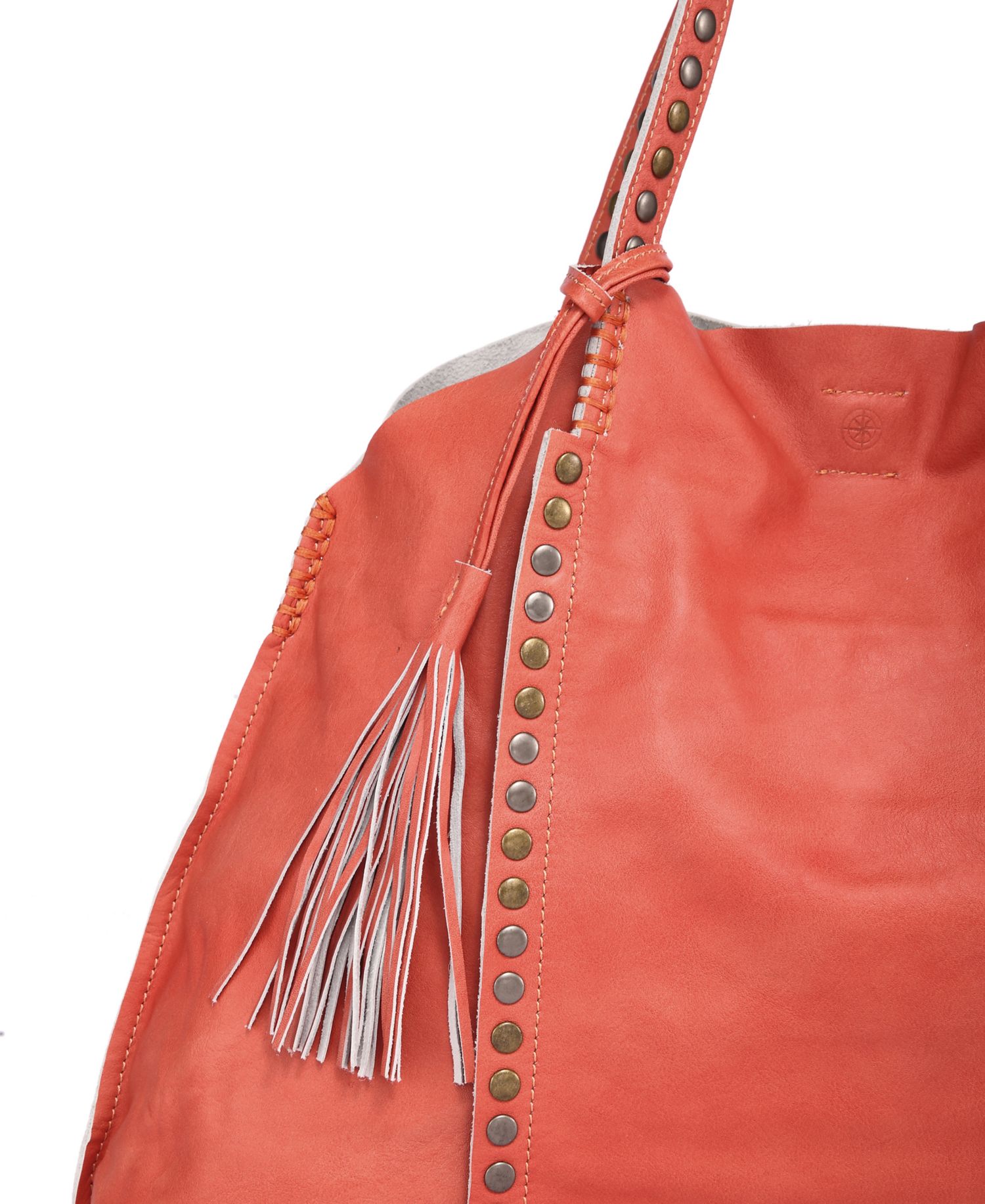 Birch Medium Leather Tote Bag