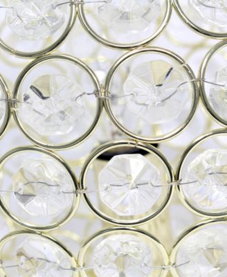 Elipse 8" Crystal Ball Sequin Table Lamp