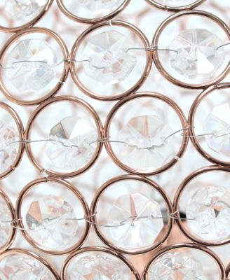 Elipse 10" Crystal Ball Sequin Table Lamp