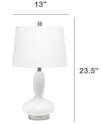 Glass Dollop Table Lamp