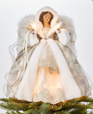Holiday Lane - Angel LED Light-Up Christmas Tree Topper