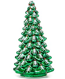 Christmas Cheer Glass Tree LED Light-Up Decor, Created for Macy's