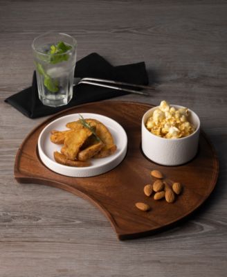 Kona Wood Crescent Serving Tray, 13"